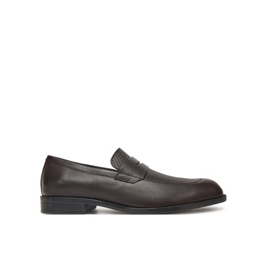 BOSS Półbuty 50541717 Brązowy ze sklepu MODIVO w kategorii Buty eleganckie męskie - zdjęcie 182657578