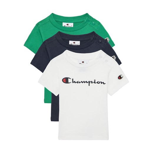 Champion Komplet 3 t-shirtów 306900 Kolorowy Regular Fit ze sklepu MODIVO w kategorii Koszulki niemowlęce - zdjęcie 182657596