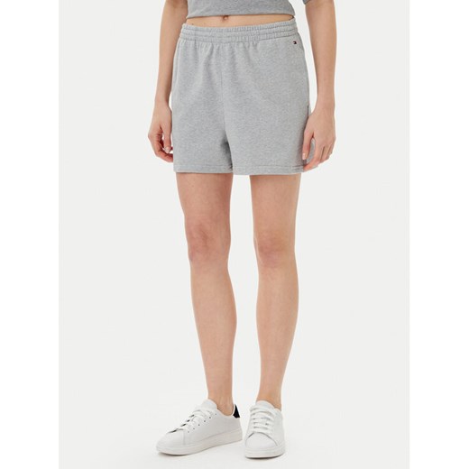 Tommy Hilfiger Szorty sportowe UW0UW05800 Szary Regular Fit ze sklepu MODIVO w kategorii Szorty - zdjęcie 182657675