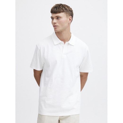 Solid Polo 21108171 Biały Regular Fit ze sklepu MODIVO w kategorii T-shirty męskie - zdjęcie 182657689