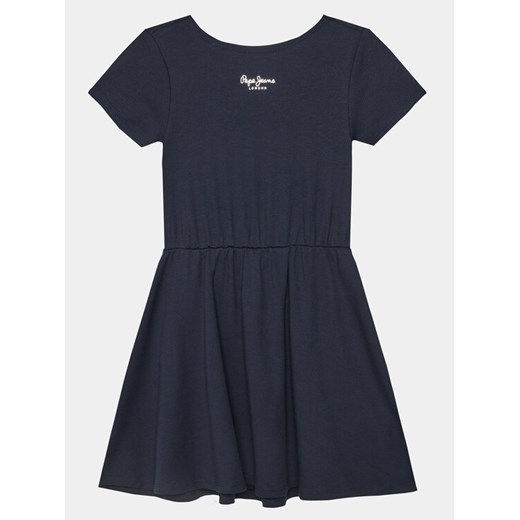 Pepe Jeans Sukienka letnia Olya PG951663 Granatowy Regular Fit ze sklepu MODIVO w kategorii Sukienki dziewczęce - zdjęcie 182657696