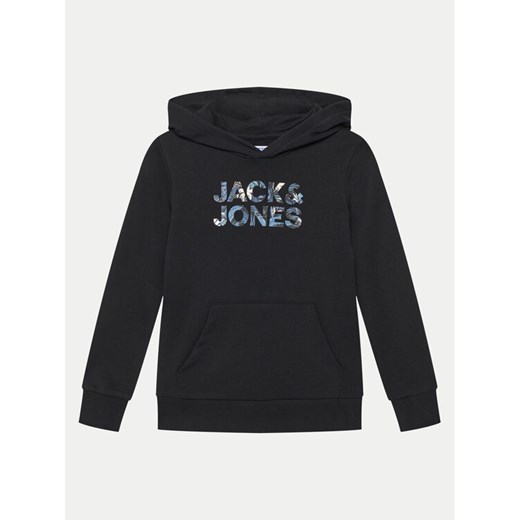 Jack&Jones Junior Bluza 12268859 Czarny Relaxed Fit ze sklepu MODIVO w kategorii Bluzy chłopięce - zdjęcie 182657765