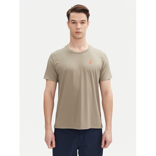 Aulp T-Shirt Tommy Khaki Regular Fit ze sklepu MODIVO w kategorii T-shirty męskie - zdjęcie 182657806