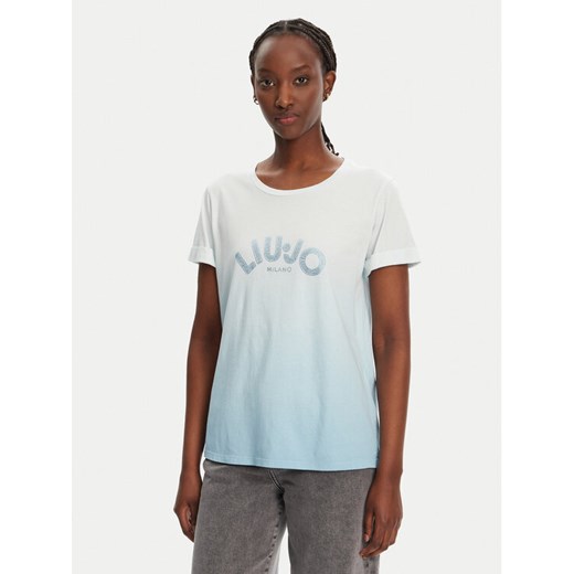 Liu Jo T-Shirt TA5267 JS923 M9112 Niebieski Regular Fit ze sklepu MODIVO w kategorii Bluzki damskie - zdjęcie 182657827