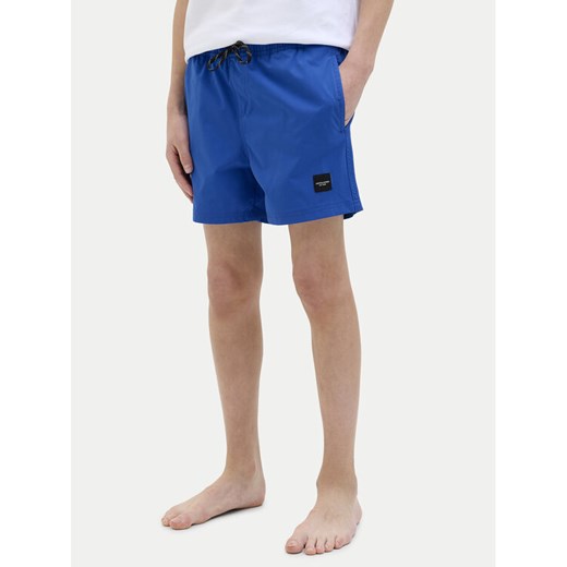Jack&Jones Junior Szorty kąpielowe Maui 12273847 Niebieski Regular Fit ze sklepu MODIVO w kategorii Kąpielówki chłopięce - zdjęcie 182657858