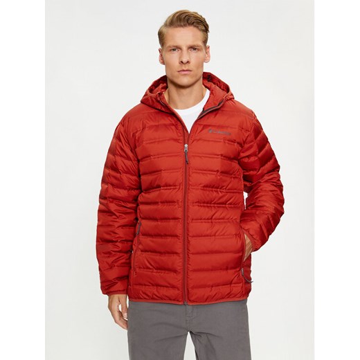Columbia Kurtka puchowa Lake 22™ Down Hooded Jacket Pomarańczowy Regular Fit ze sklepu MODIVO w kategorii Kurtki męskie - zdjęcie 182657867