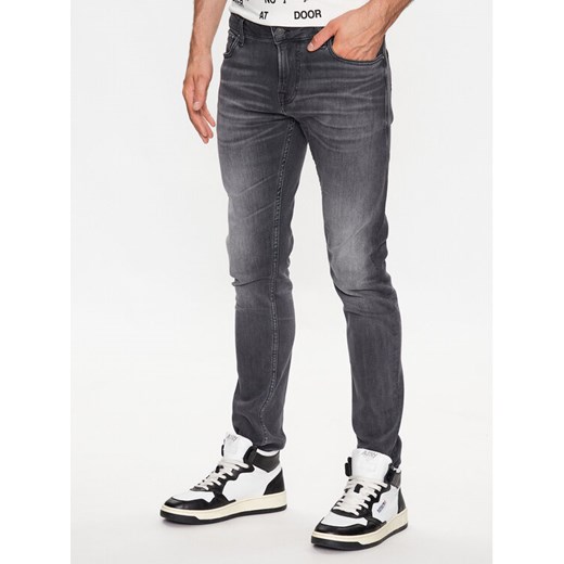 Guess Jeansy Miami M2YAN1 D4Q52 Szary Skinny Fit ze sklepu MODIVO w kategorii Jeansy męskie - zdjęcie 182658016