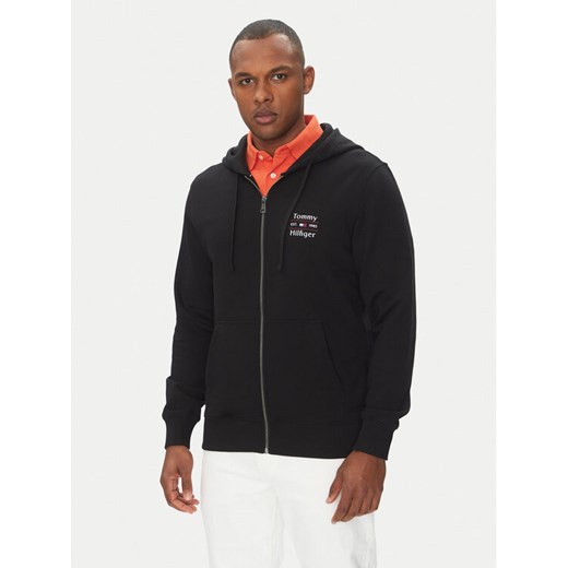Tommy Hilfiger Bluza MW0MW39250 Czarny Regular Fit ze sklepu MODIVO w kategorii Bluzy męskie - zdjęcie 182658039