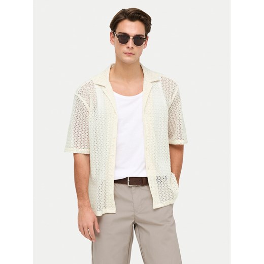 Only & Sons Koszula Novak 22034187 Beżowy Relaxed Fit ze sklepu MODIVO w kategorii Koszule męskie - zdjęcie 182658079