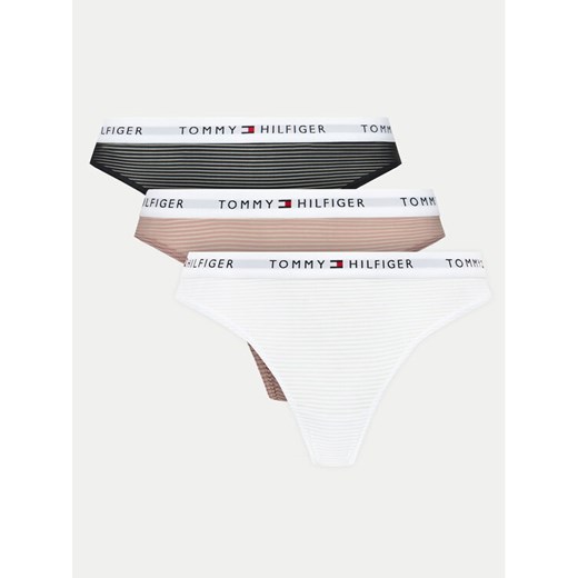 Tommy Hilfiger Komplet 3 par fig klasycznych UW0UW05531 Kolorowy ze sklepu MODIVO w kategorii Majtki damskie - zdjęcie 182658119