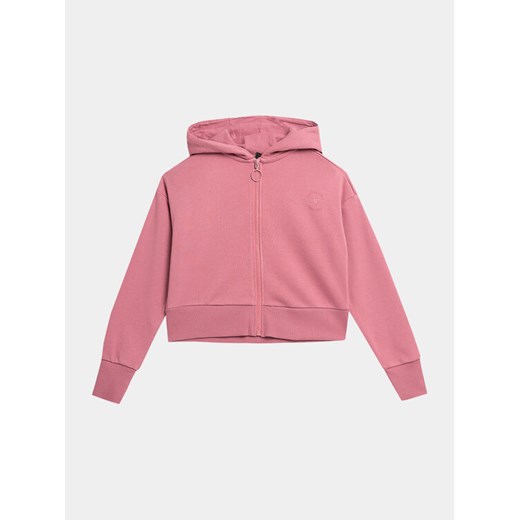 4F Bluza 4FJAW23TSWSF640 Różowy Regular Fit ze sklepu MODIVO w kategorii Bluzy dziewczęce - zdjęcie 182658166
