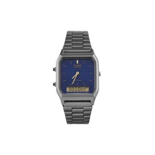 Casio Zegarek Vintage AQ-230EGG-2AEF Szary ze sklepu MODIVO w kategorii Zegarki - zdjęcie 182658169