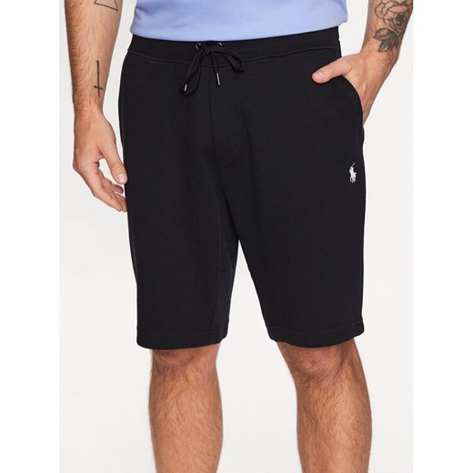 Polo Ralph Lauren Szorty sportowe 710881520001 Czarny Regular Fit ze sklepu MODIVO w kategorii Spodenki męskie - zdjęcie 182658198