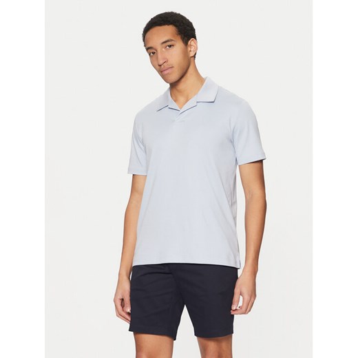 Calvin Klein Polo K10K114133 Niebieski Regular Fit ze sklepu MODIVO w kategorii T-shirty męskie - zdjęcie 182658207