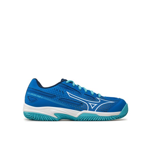 Mizuno Buty do tenisa Exceed Star Jr. Cc 61GC2255 Niebieski ze sklepu MODIVO w kategorii Buty sportowe dziecięce - zdjęcie 182658267
