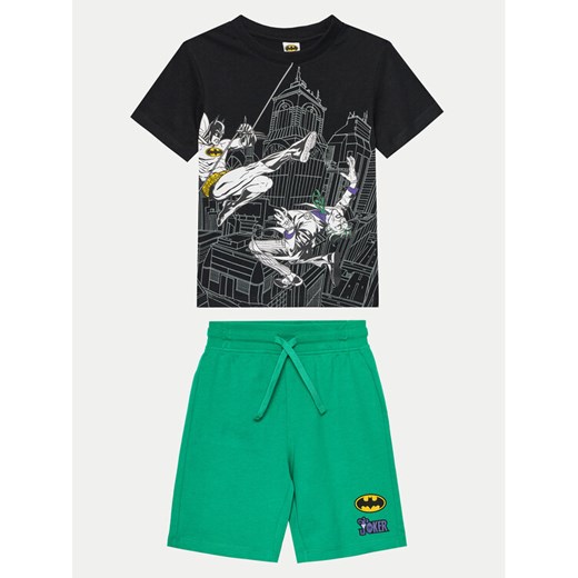 OVS Komplet t-shirt i szorty sportowe 2017139 Czarny Regular Fit ze sklepu MODIVO w kategorii Komplety chłopięce - zdjęcie 182658299