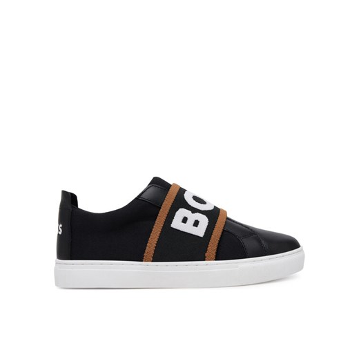 BOSS Sneakersy J51655 S Czarny ze sklepu MODIVO w kategorii Buty sportowe dziecięce - zdjęcie 182658305