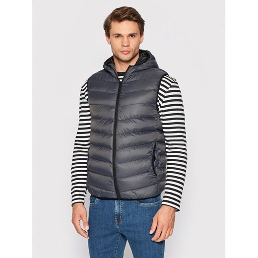 Brave Soul Kamizelka MJK-BLACKBURN Szary Regular Fit ze sklepu MODIVO w kategorii Kamizelki męskie - zdjęcie 182658415