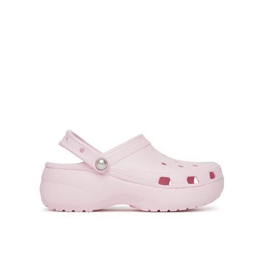 Crocs Klapki Classic Platform Pearl Clog 211231 Różowy ze sklepu MODIVO w kategorii Klapki damskie - zdjęcie 182658448