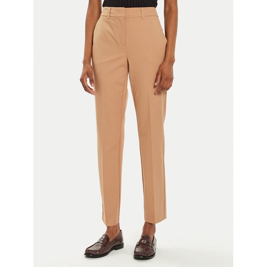 Marella Chinosy Verres 2423136281 Brązowy Slim Fit ze sklepu MODIVO w kategorii Spodnie damskie - zdjęcie 182658577