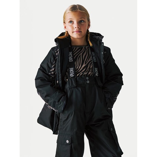 NAME IT Kurtka narciarska 13228951 Brązowy Regular Fit ze sklepu MODIVO w kategorii Kurtki dziewczęce - zdjęcie 182658596