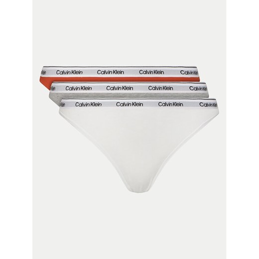 Calvin Klein Underwear Komplet 3 par fig klasycznych 000QD5207E Kolorowy ze sklepu MODIVO w kategorii Majtki damskie - zdjęcie 182658597