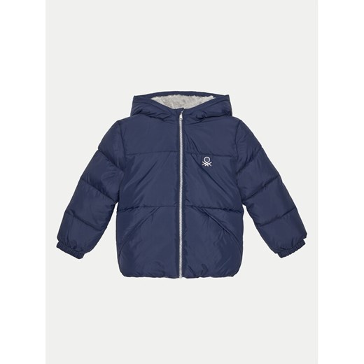 United Colors Of Benetton Kurtka zimowa 2WU0GN035 Granatowy Regular Fit ze sklepu MODIVO w kategorii Kurtki chłopięce - zdjęcie 182658627