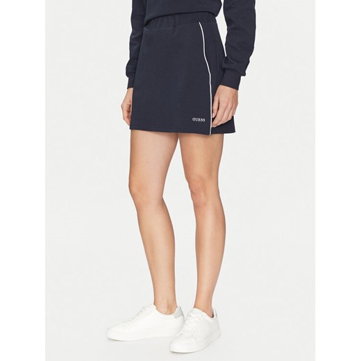 Guess Spódnica mini V5GD02 KCS01 Granatowy Regular Fit ze sklepu MODIVO w kategorii Spódnice - zdjęcie 182658687