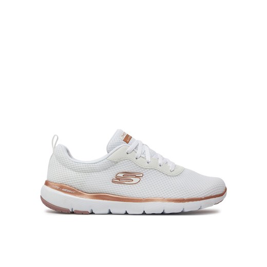 Skechers Sneakersy First Insight 13070/WTRG Biały ze sklepu MODIVO w kategorii Buty sportowe damskie - zdjęcie 182658767