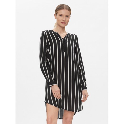 Kaffe Sukienka koszulowa Marana 10551803 Czarny Relaxed Fit ze sklepu MODIVO w kategorii Sukienki - zdjęcie 182658795