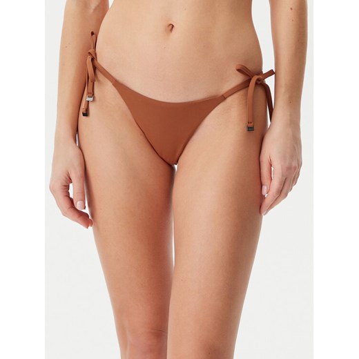 Calvin Klein Swimwear Dół od bikini KW0KW02704 Brązowy ze sklepu MODIVO w kategorii Stroje kąpielowe - zdjęcie 182658806