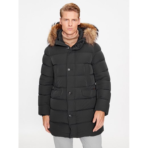 Hetregó Kurtka puchowa Parker 8K436M 23WU07 Czarny Regular Fit ze sklepu MODIVO w kategorii Kurtki męskie - zdjęcie 182658887