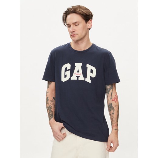 Gap T-Shirt 471777-09 Granatowy Regular Fit ze sklepu MODIVO w kategorii T-shirty męskie - zdjęcie 182658896