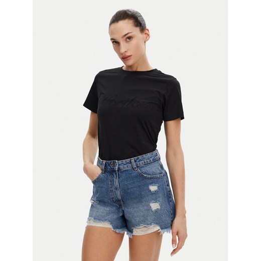 Silvian Heach T-Shirt GPP25110TS Czarny Regular Fit ze sklepu MODIVO w kategorii Bluzki damskie - zdjęcie 182658899