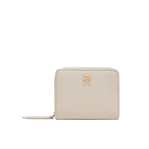 Tommy Hilfiger Mały Portfel Damski Th Logotape Med Za AW0AW17408 Écru ze sklepu MODIVO w kategorii Portfele damskie - zdjęcie 182658968