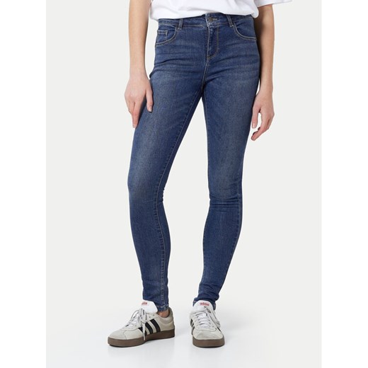 Noisy May Jeansy Jen 27030580 Granatowy Skinny Fit ze sklepu MODIVO w kategorii Jeansy damskie - zdjęcie 182658976