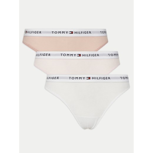 Tommy Hilfiger Komplet 3 par stringów UW0UW05532 Kolorowy ze sklepu MODIVO w kategorii Majtki damskie - zdjęcie 182659058