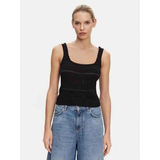 PINKO Top 104736 A2FC Z99 Czarny Regular Fit ze sklepu MODIVO w kategorii Bluzki damskie - zdjęcie 182659179