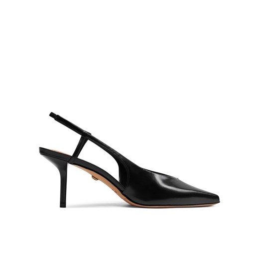Max Mara Sandały Mmsling 24145210916 Czarny ze sklepu MODIVO w kategorii Czółenka - zdjęcie 182659216