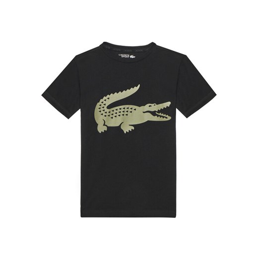 Lacoste T-Shirt TJ2910 Czarny Regular Fit ze sklepu MODIVO w kategorii T-shirty chłopięce - zdjęcie 182659217