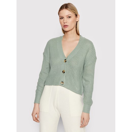 ONLY Kardigan Carol 15211521 Zielony Relaxed Fit ze sklepu MODIVO w kategorii Swetry damskie - zdjęcie 182659247