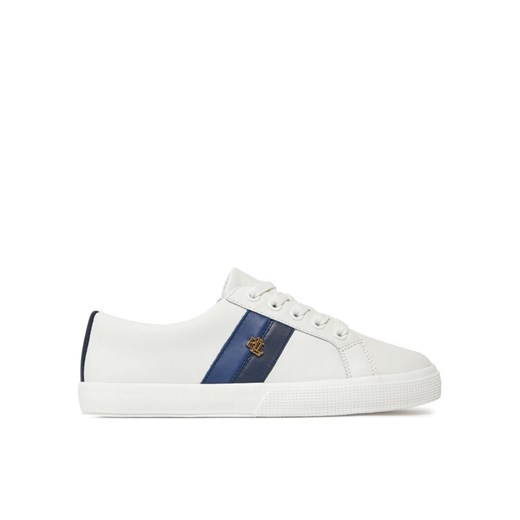 Lauren Ralph Lauren Sneakersy Janson II 802925365002 Biały ze sklepu MODIVO w kategorii Trampki damskie - zdjęcie 182659255