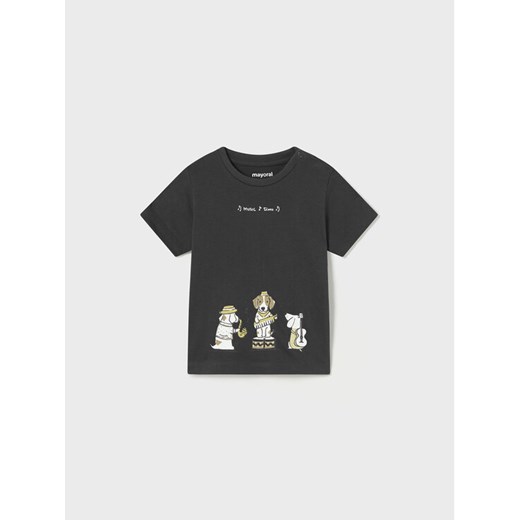 Mayoral T-Shirt 1017 Szary Regular Fit ze sklepu MODIVO w kategorii Koszulki niemowlęce - zdjęcie 182659377