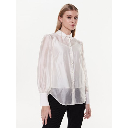 Guess Koszula W3RH59 WF5L0 Beżowy Regular Fit ze sklepu MODIVO w kategorii Koszule damskie - zdjęcie 182659386