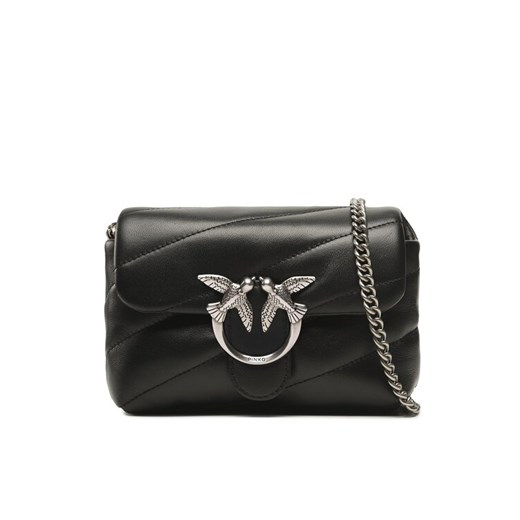 Pinko Torebka Love Baby Puff C PE 23 PLTT 100040 A0F2 Czarny ze sklepu MODIVO w kategorii Kopertówki - zdjęcie 182659438