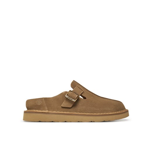 Clarks Klapki Solsbury  26180882 Brązowy ze sklepu MODIVO w kategorii Klapki męskie - zdjęcie 182659456