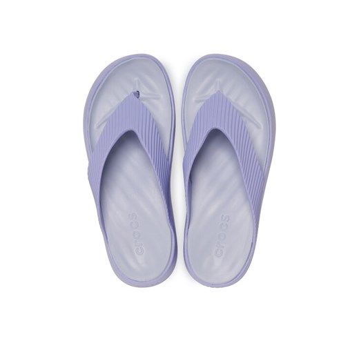 Crocs Japonki Getaway Groove Platform Flip 210700 Fioletowy ze sklepu MODIVO w kategorii Klapki damskie - zdjęcie 182659489