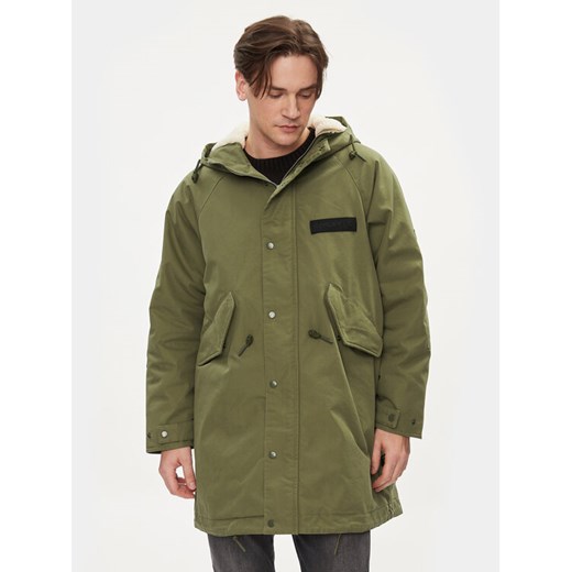 Replay Parka M8362.000.84724 Zielony Regular Fit ze sklepu MODIVO w kategorii Parki męskie - zdjęcie 182659525