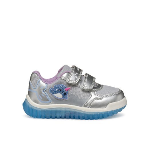 Geox Sneakersy B Lightyloo B5561A 0AJAS C1294 Srebrny ze sklepu MODIVO w kategorii Buty sportowe dziecięce - zdjęcie 182659537