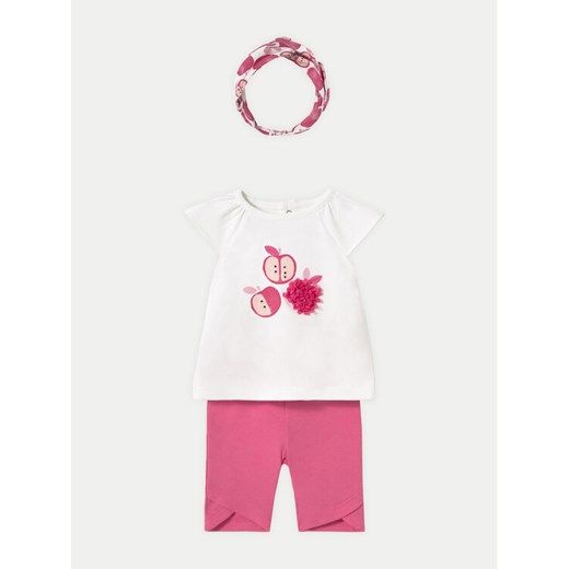 Mayoral Komplet t-shirt i legginsy 1763 Różowy Regular Fit ze sklepu MODIVO w kategorii Odzież dla niemowląt - zdjęcie 182659636